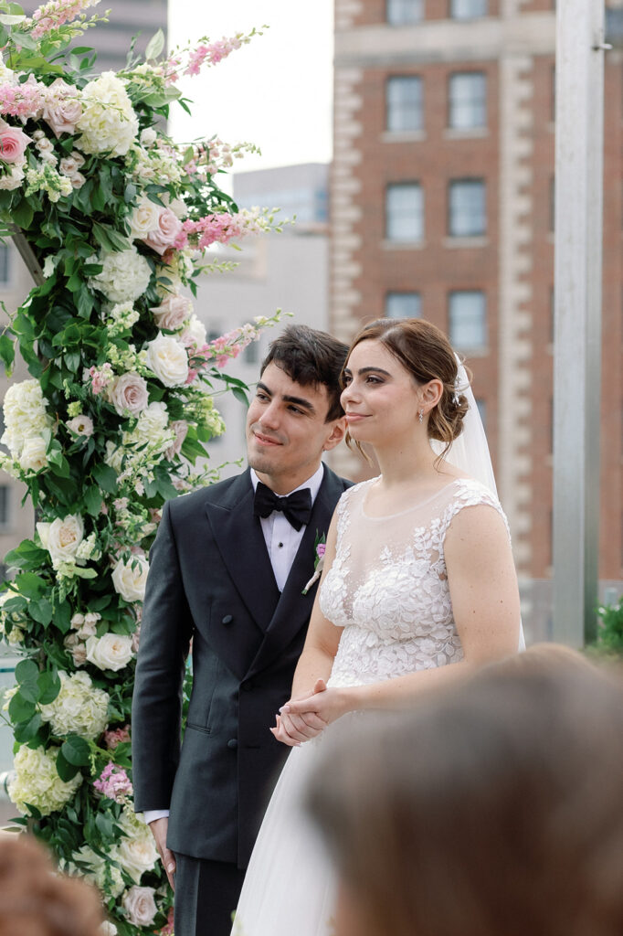 Rooftop view from Lytle Park Hotel for  the ceremony.